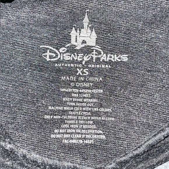 DISNEY LADIES MICKEY DISNEYLAND RESORT LONG SLEEVE HOODIE WITH POCKETS, SIZE XS - Picture 6 of 7